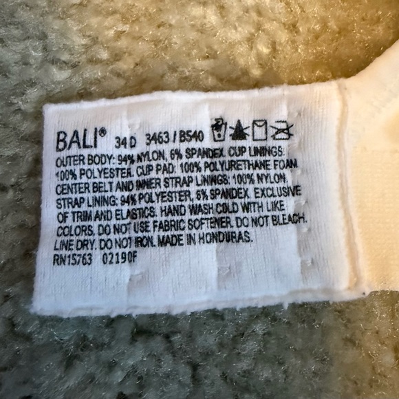 Lot of 4 no underwire bras - 3 sz 34D, 1 sz 36C - Picture 7 of 12